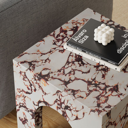 Modway EEI-7098 Valen Square Indoor - Outdoor Patio Arched Concrete Side Table Modway