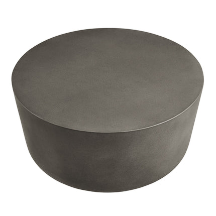 Modway EEI-7099 Brion Round Indoor - Outdoor Patio Concrete Coffee Table Modway