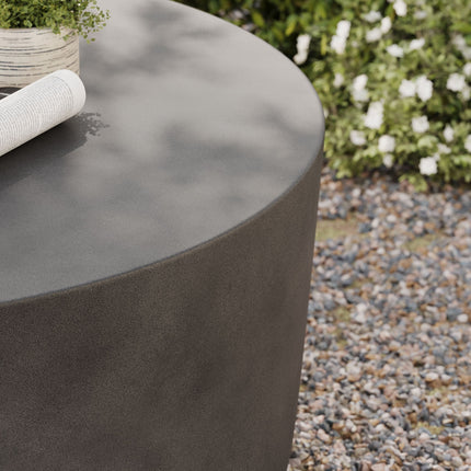 Modway EEI-7099 Brion Round Indoor - Outdoor Patio Concrete Coffee Table Modway