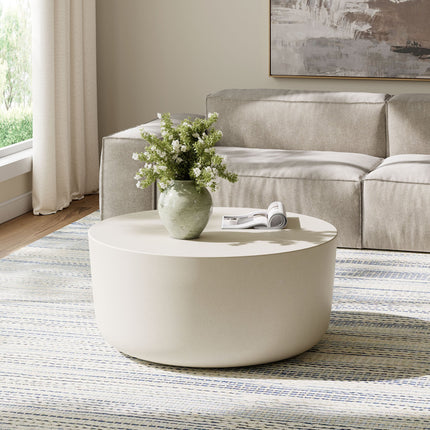 Modway EEI-7099 Brion Round Indoor - Outdoor Patio Concrete Coffee Table Modway