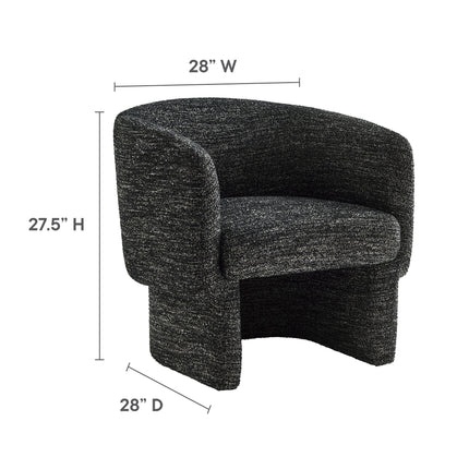 Modway EEI-7100 Muse Boucle Fabric Barrel Accent Chair Modway