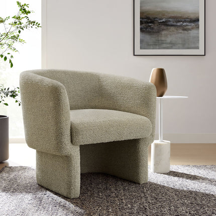 Modway EEI-7100 Muse Boucle Fabric Barrel Accent Chair Modway