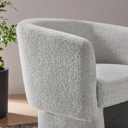 Modway EEI-7100 Muse Boucle Fabric Barrel Accent Chair Modway