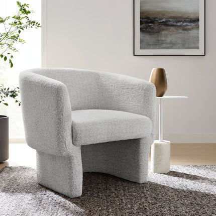 Modway EEI-7100 Muse Boucle Fabric Barrel Accent Chair Modway