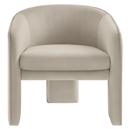Modway EEI-7102 Greer Performance Velvet Upholstered Accent Armchair Modway