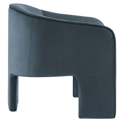 Modway EEI-7102 Greer Performance Velvet Upholstered Accent Armchair Modway