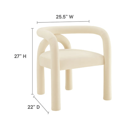 Modway EEI-7104 Astrid Performance Velvet Dining Chair Modway