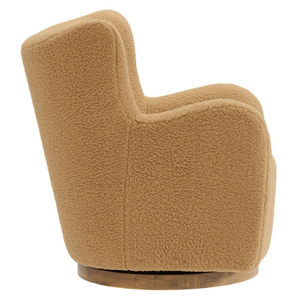 Modway EEI-7105 Montrose Wingback Sherpa Swivel Accent Chair Modway