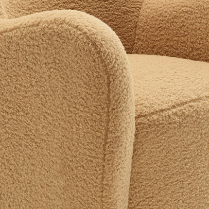 Modway EEI-7105 Montrose Wingback Sherpa Swivel Accent Chair Modway