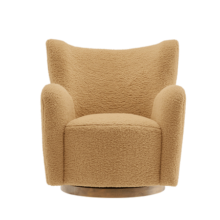 Modway EEI-7105 Montrose Wingback Sherpa Swivel Accent Chair Modway