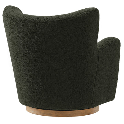 Modway EEI-7105 Montrose Wingback Sherpa Swivel Accent Chair Modway