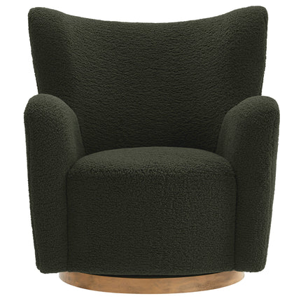 Modway EEI-7105 Montrose Wingback Sherpa Swivel Accent Chair Modway