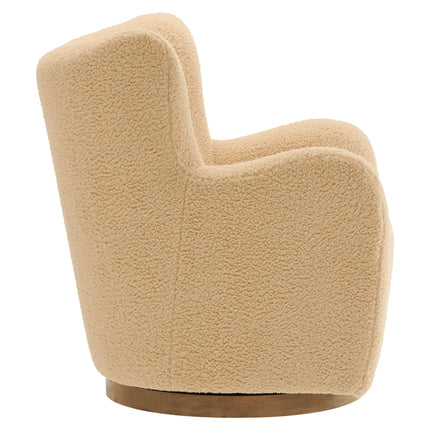 Modway EEI-7105 Montrose Wingback Sherpa Swivel Accent Chair Modway