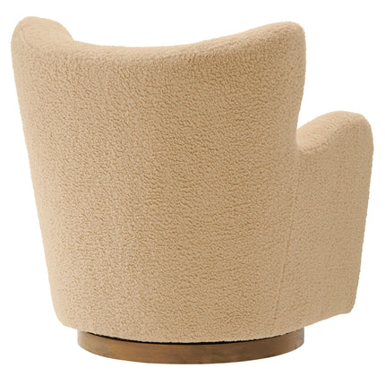 Modway EEI-7105 Montrose Wingback Sherpa Swivel Accent Chair Modway
