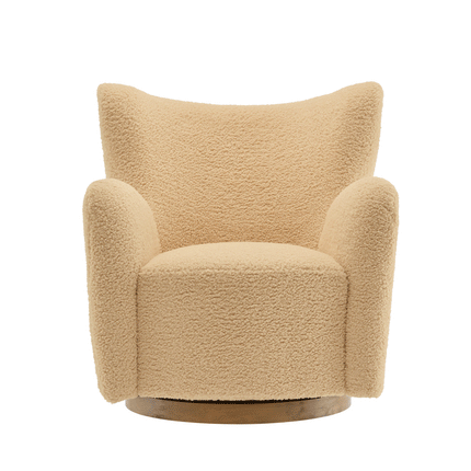 Modway EEI-7105 Montrose Wingback Sherpa Swivel Accent Chair Modway
