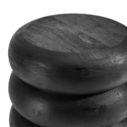 Modway EEI-7106 Ellery Round Stacked Wood Side Table Modway