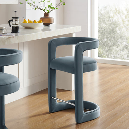 Modway EEI-7107 Winslow Performance Velvet Counter Stool Modway