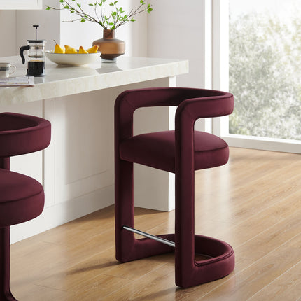 Modway EEI-7107 Winslow Performance Velvet Counter Stool Modway
