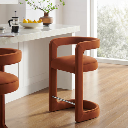 Modway EEI-7107 Winslow Performance Velvet Counter Stool Modway