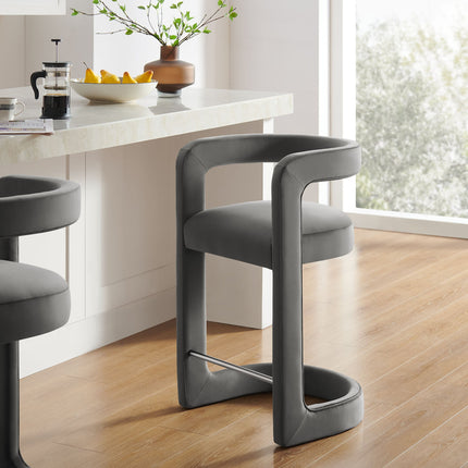 Modway EEI-7107 Winslow Performance Velvet Counter Stool Modway