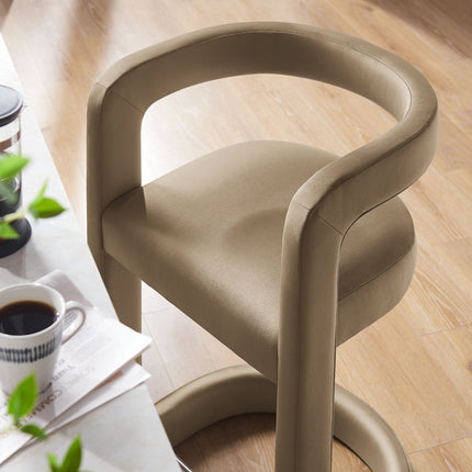 Modway EEI-7107 Winslow Performance Velvet Counter Stool Modway