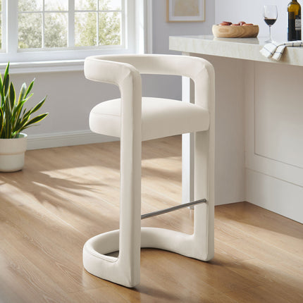 Modway EEI-7108 Winslow Performance Velvet Bar Stool Modway