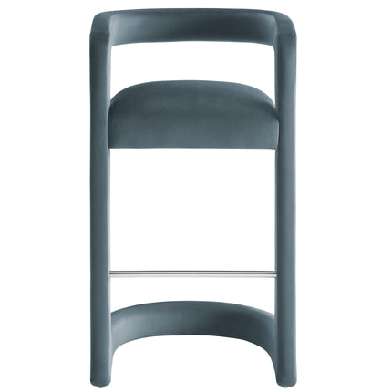 Modway EEI-7108 Winslow Performance Velvet Bar Stool Modway
