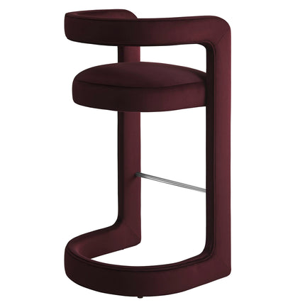 Modway EEI-7108 Winslow Performance Velvet Bar Stool Modway