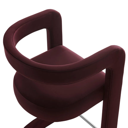 Modway EEI-7108 Winslow Performance Velvet Bar Stool Modway