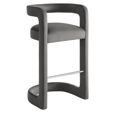 Modway EEI-7108 Winslow Performance Velvet Bar Stool Modway