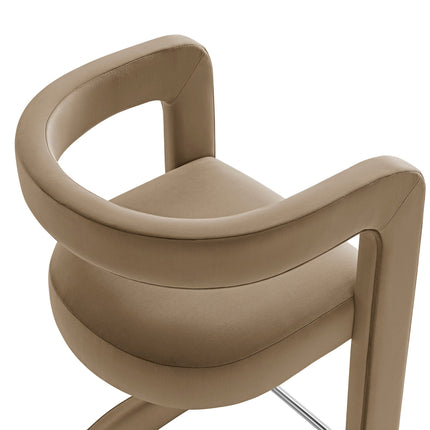 Modway EEI-7108 Winslow Performance Velvet Bar Stool Modway