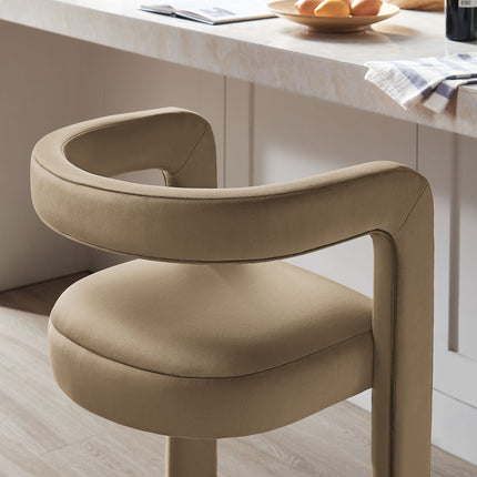Modway EEI-7108 Winslow Performance Velvet Bar Stool Modway