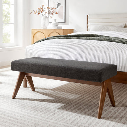 Modway EEI-7112 Lyra 47" Fabric Upholstered Bench Modway