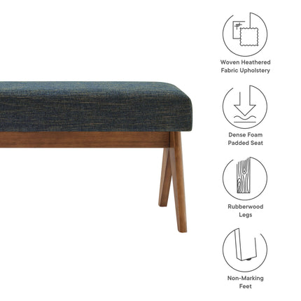 Modway EEI-7112 Lyra 47" Fabric Upholstered Bench Modway