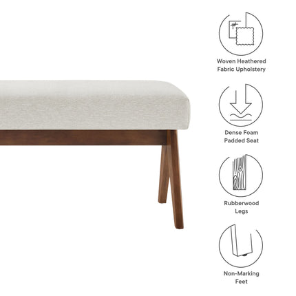 Modway EEI-7112 Lyra 47" Fabric Upholstered Bench Modway