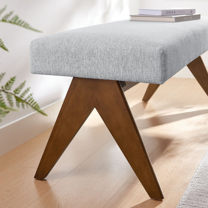 Modway EEI-7112 Lyra 47" Fabric Upholstered Bench Modway