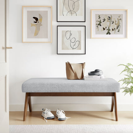 Modway EEI-7112 Lyra 47" Fabric Upholstered Bench Modway
