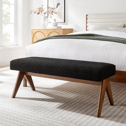 Modway EEI-7113 Lyra 47" Boucle Upholstered Bench Modway