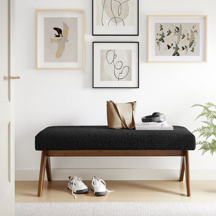 Modway EEI-7113 Lyra 47" Boucle Upholstered Bench Modway