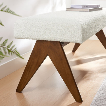 Modway EEI-7113 Lyra 47" Boucle Upholstered Bench Modway