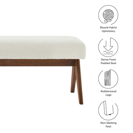 Modway EEI-7113 Lyra 47" Boucle Upholstered Bench Modway