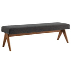 Dark Gray / Fabric Upholstered
