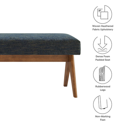 Modway EEI-7114 Lyra 63" Fabric Upholstered Bench Modway