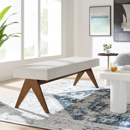 Modway EEI-7114 Lyra 63" Fabric Upholstered Bench Modway