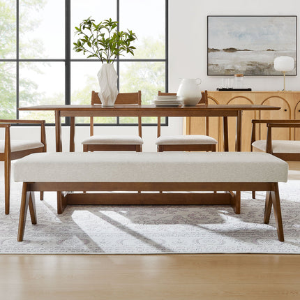 Modway EEI-7114 Lyra 63" Fabric Upholstered Bench Modway