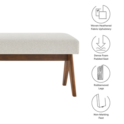 Modway EEI-7114 Lyra 63" Fabric Upholstered Bench Modway