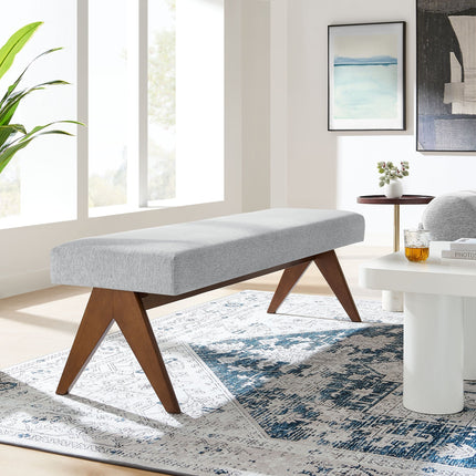 Modway EEI-7114 Lyra 63" Fabric Upholstered Bench Modway