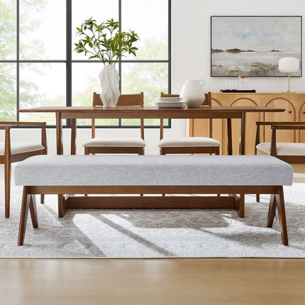 Modway EEI-7114 Lyra 63" Fabric Upholstered Bench Modway