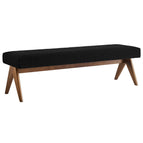 Black / Boucle Upholstered