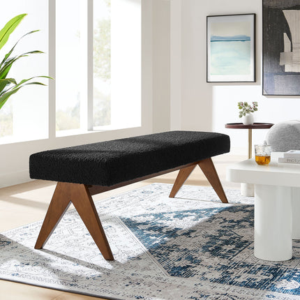 Modway EEI-7115 Lyra 63" Boucle Upholstered Bench Modway